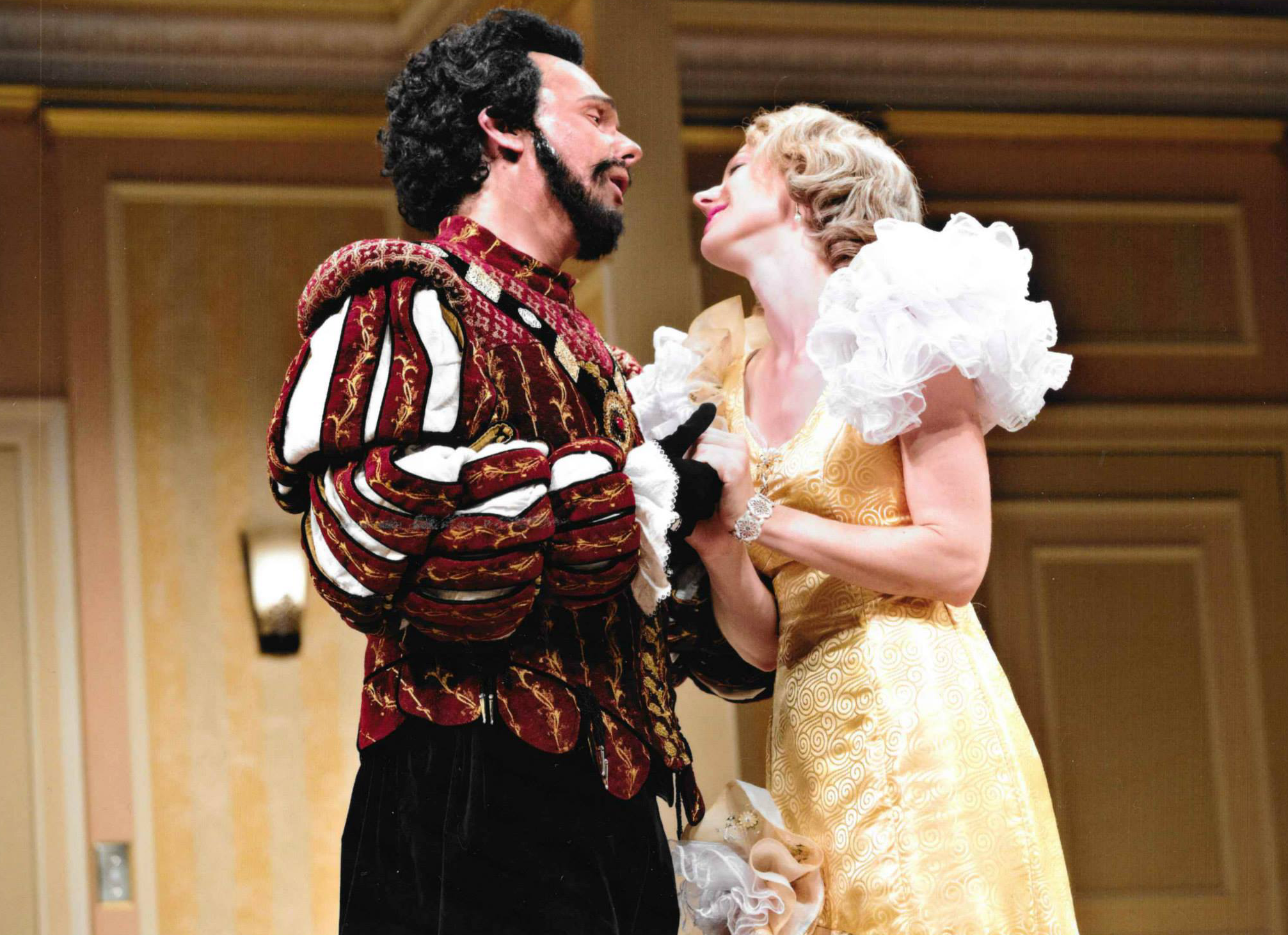 Poor Max has to pretend to be Otello