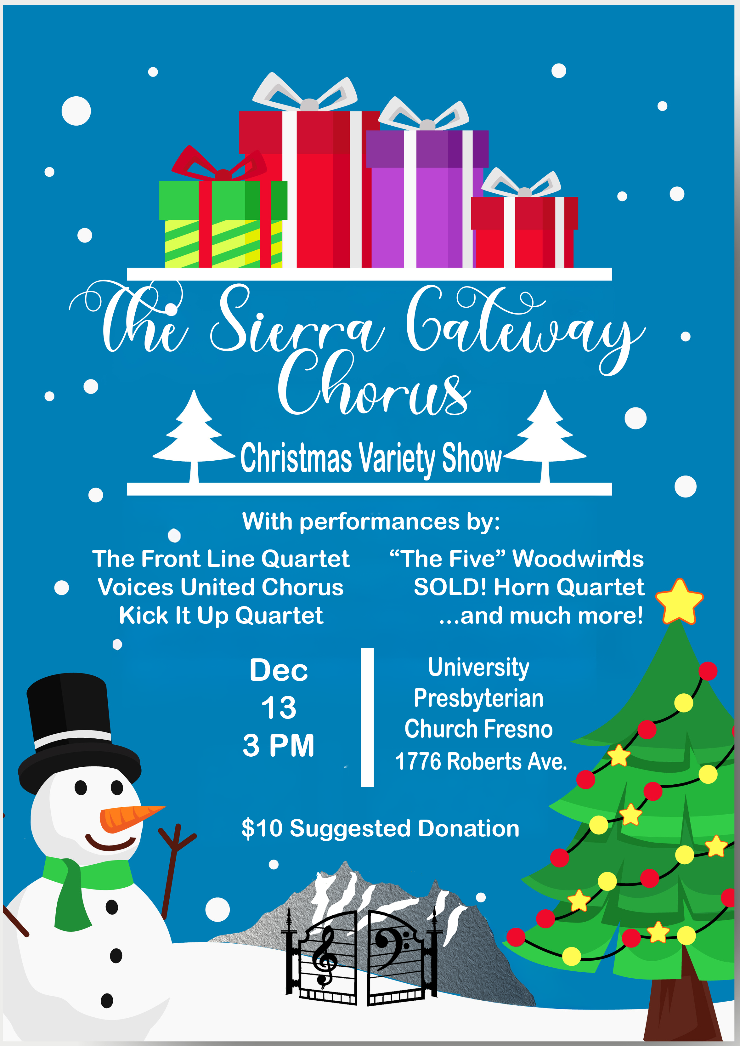 The Sierra Gateway Chorus Christmas Variety Show