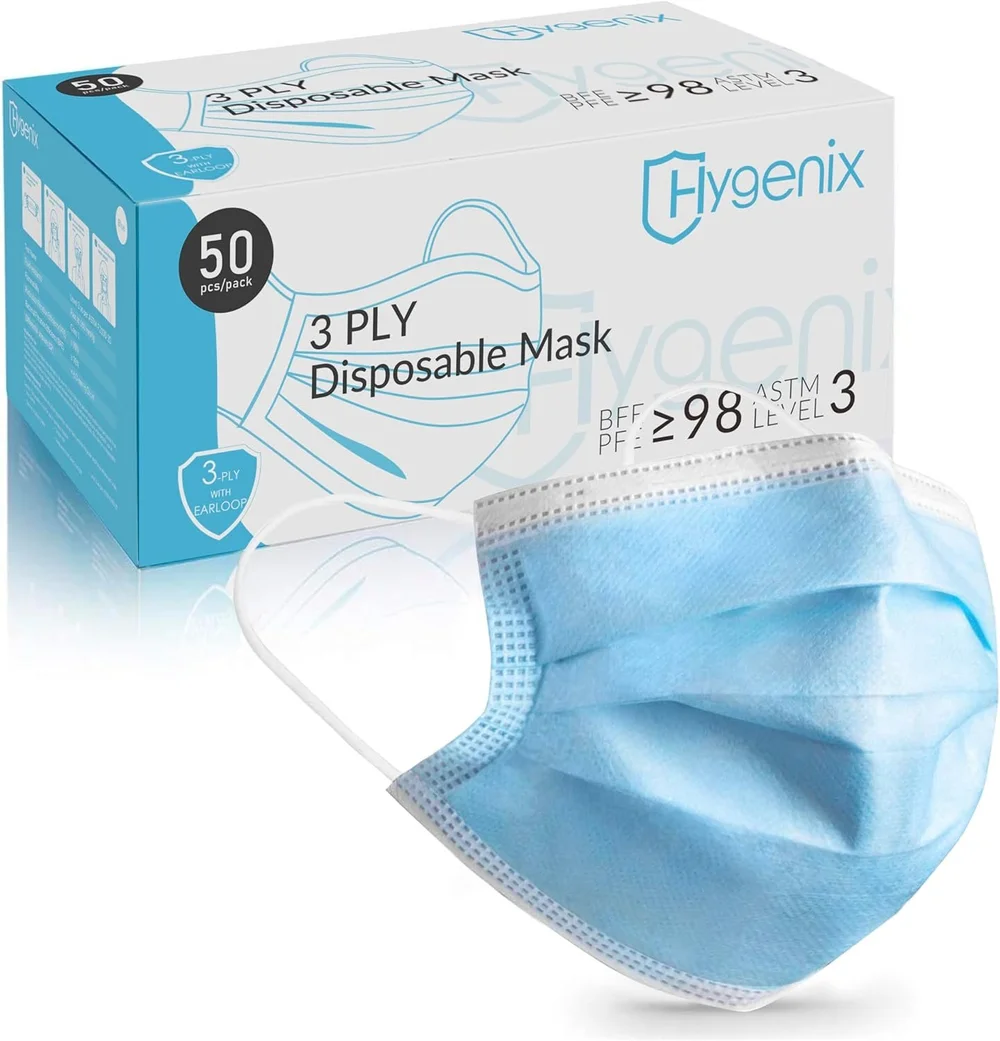 dsiposable face masks 3-Ply Disposable Pediatric Mask (Box of 50) layers of protective and breathable materials Unbranded Disposable Mask (50-Pack) DM-001