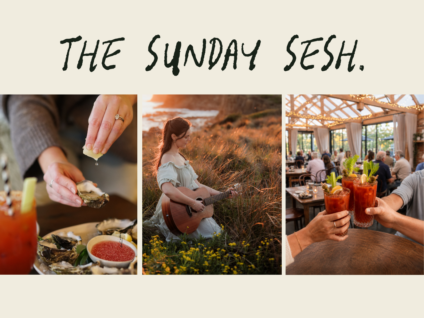 The Food. The Wine. The Sunday Sesh.
