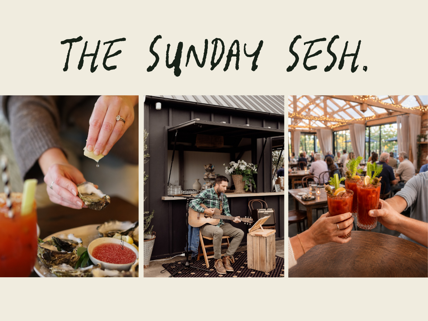 The Food. The Wine. The Sunday Sesh.