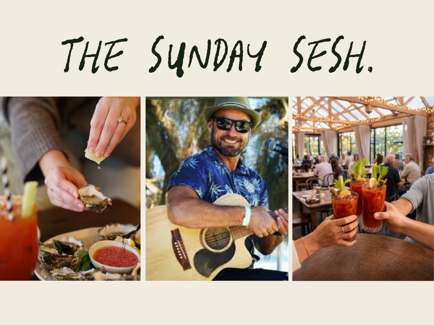 The Food. The Wine. The Sunday Sesh.