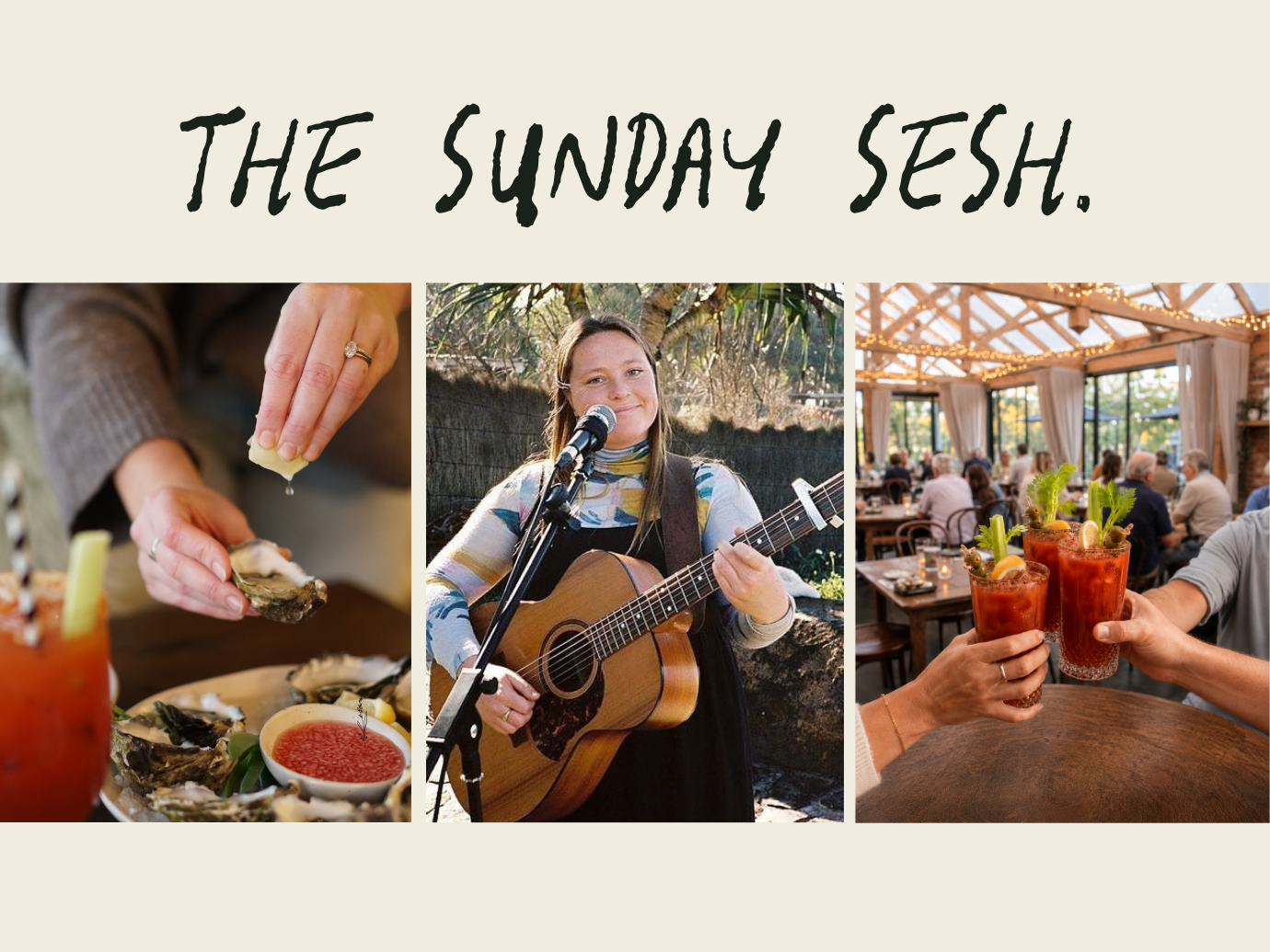 The Food. The Wine. The Sunday Sesh.