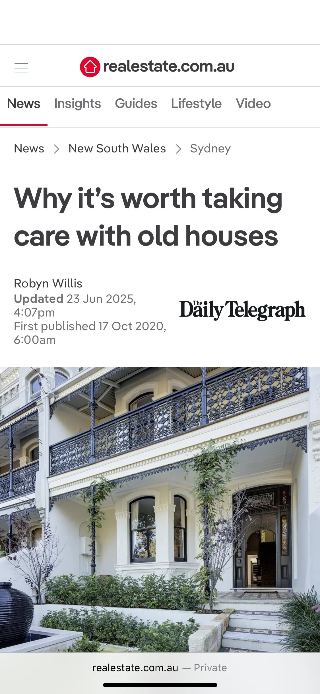 Daily Telegraph June 2025