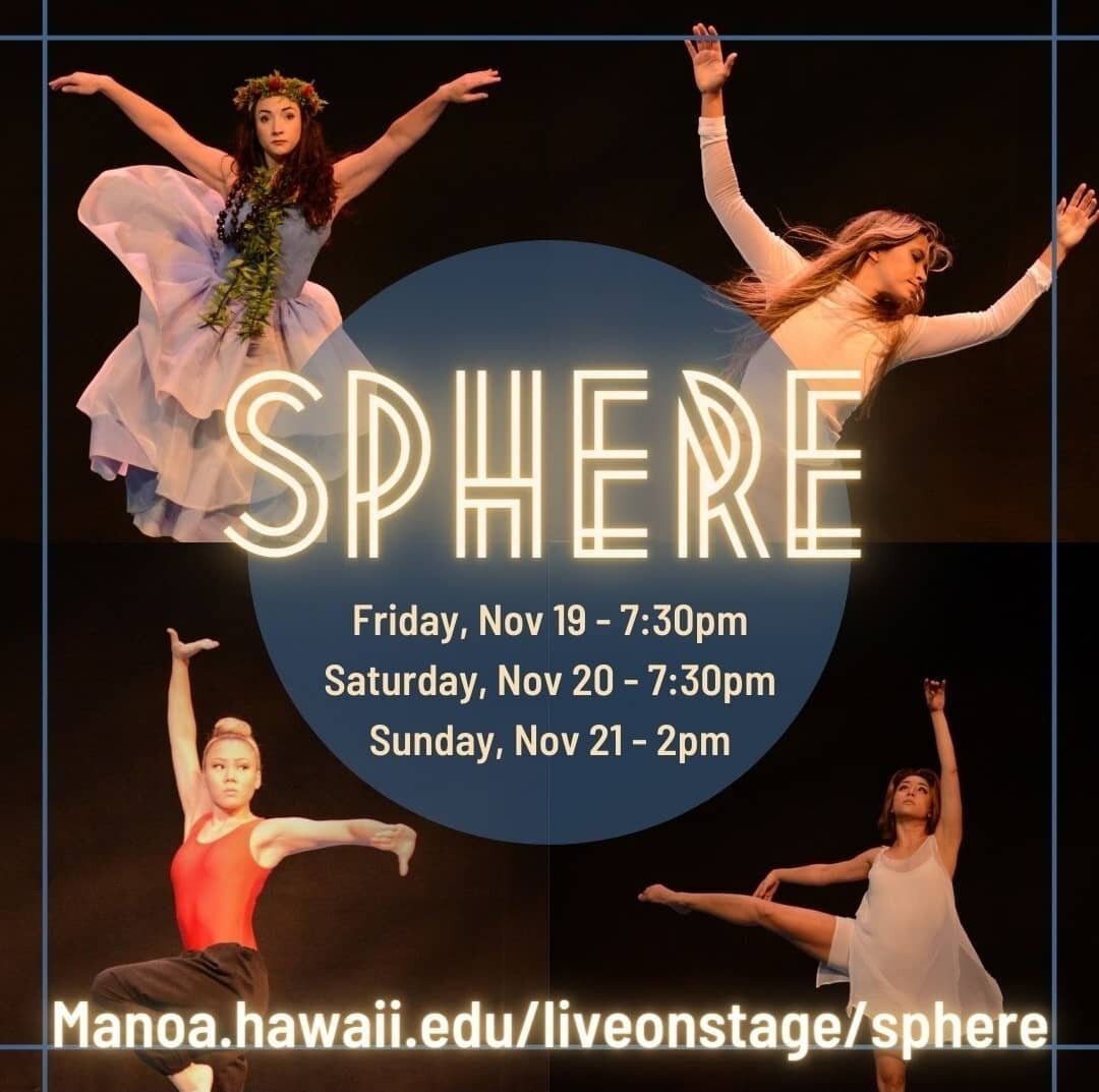 One weekend only! Nov 19-21 presented by the UH Mānoa Dept of Theatre and #Dance. Visit @uhmkennedytheatre for details
