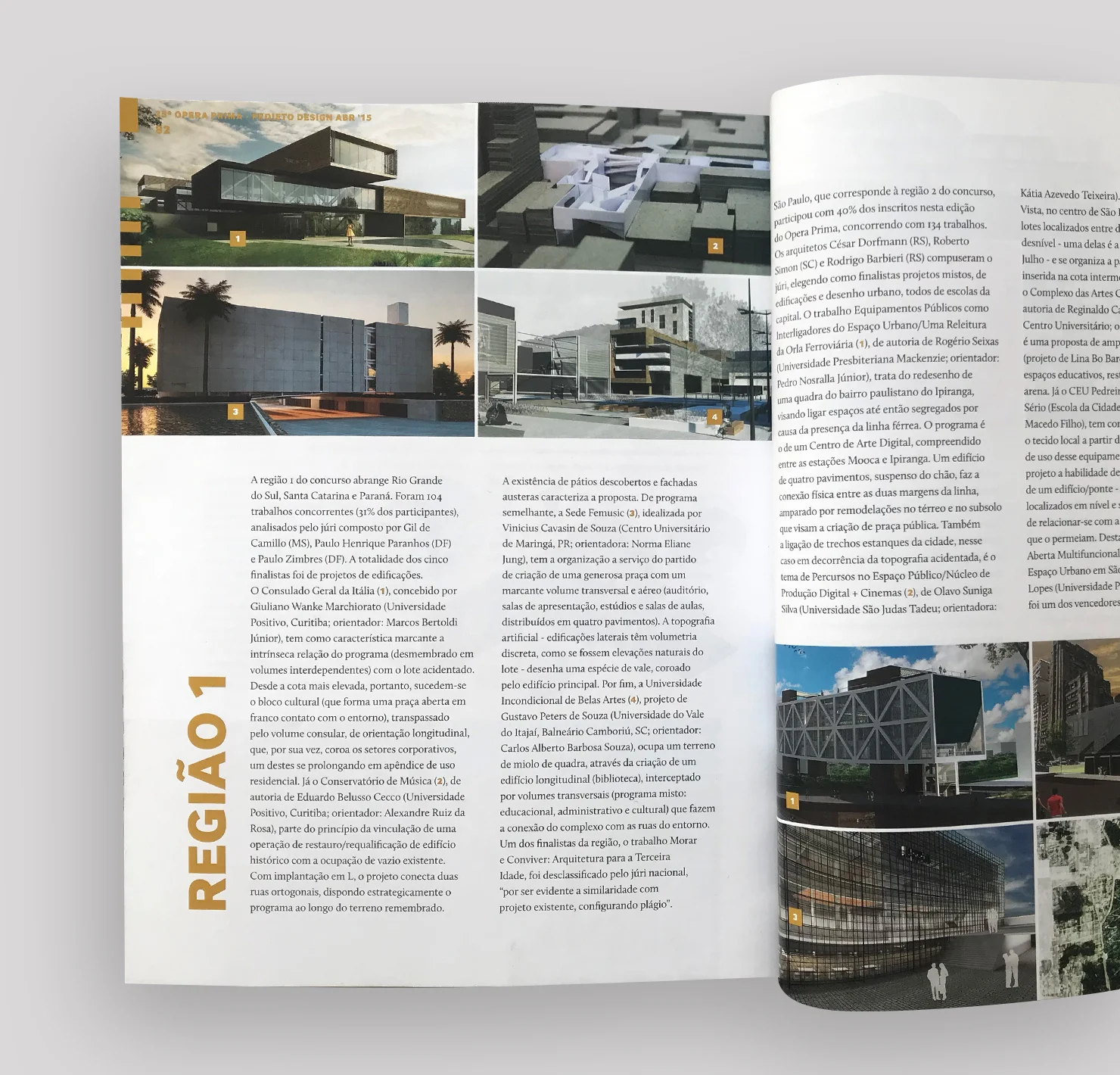 Revista Ópera Prima Revista Projeto Design