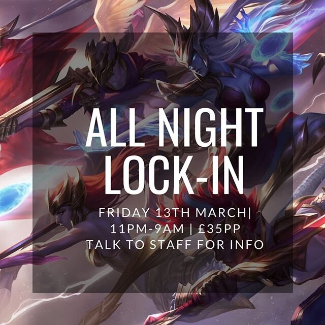 Its time for another all night lock-in! #nosleep #gaming #Brighton