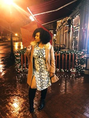 OOTD| TopShop Faux Fur Collar Coat