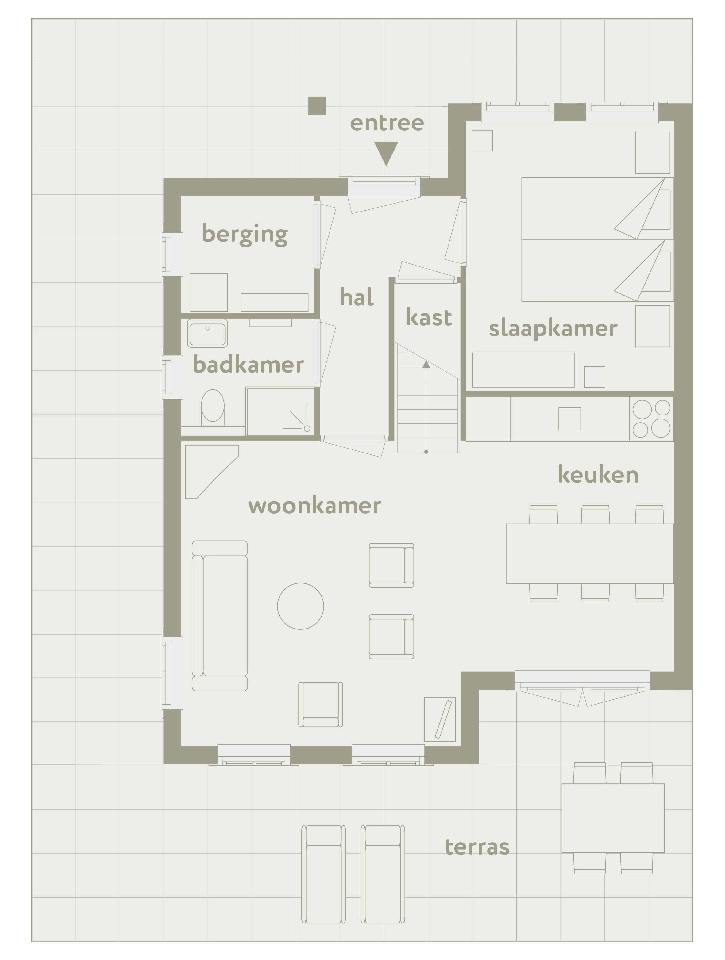 Plattegrond begane grond