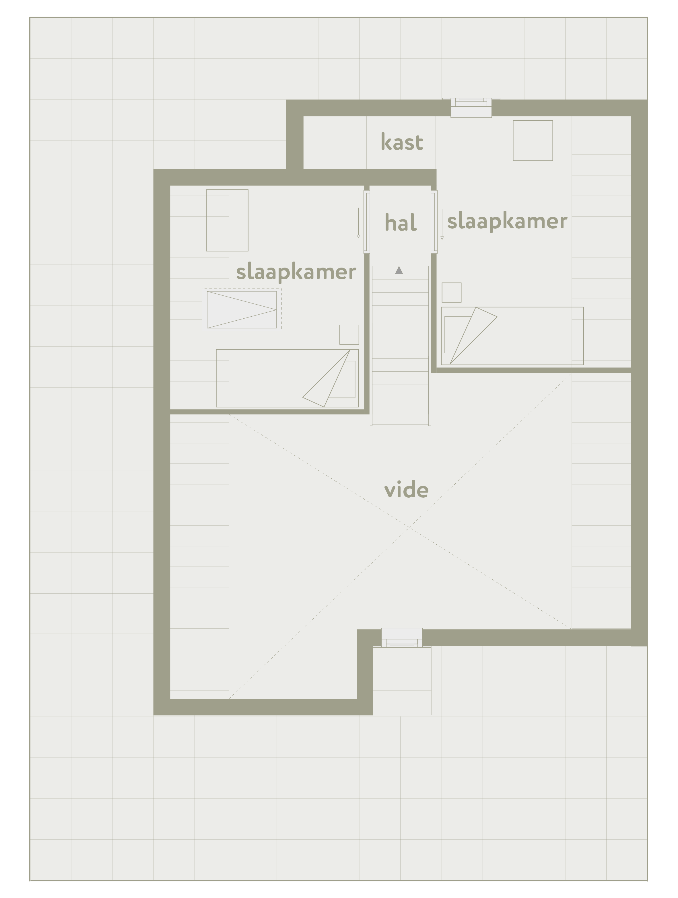 Plattegrond eerste verdieping