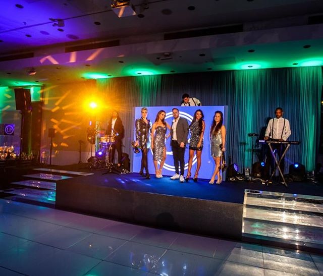 Stage is set for tonight&rsquo;s Barmizvah @avenuebanqueting  for Louis Barmitzvah 📸 by @samuelfollettphotography with @adamnathancatering  production and music by TOTEM