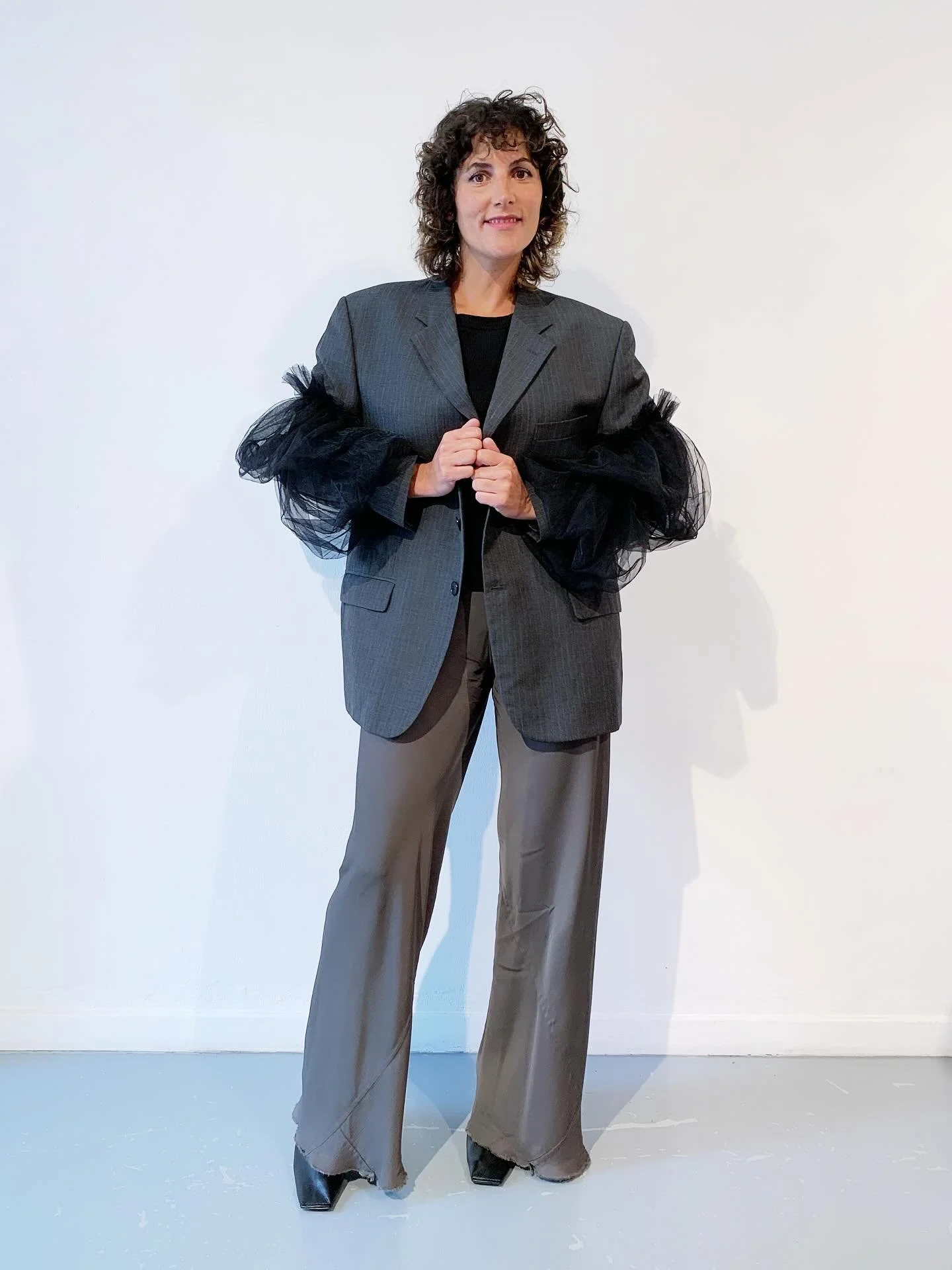 NEW MaisonElise blazers available 🚀 

SIX BLAZERS are now on display @vetuestore 
Unique and daring, just like you ! 

DM for details 
#blazers #jackets #tullework #tullejacket #tulleblazer