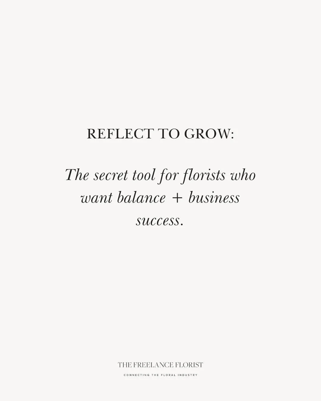 When was the last time you paused to reflect on your business? 🌿

Reflection isn&rsquo;t just a nice idea, it&rsquo;s one of the most powerful tools you have to:

✨ Celebrate your wins
✨ Learn from the tough parts
✨ Align your business with your lif