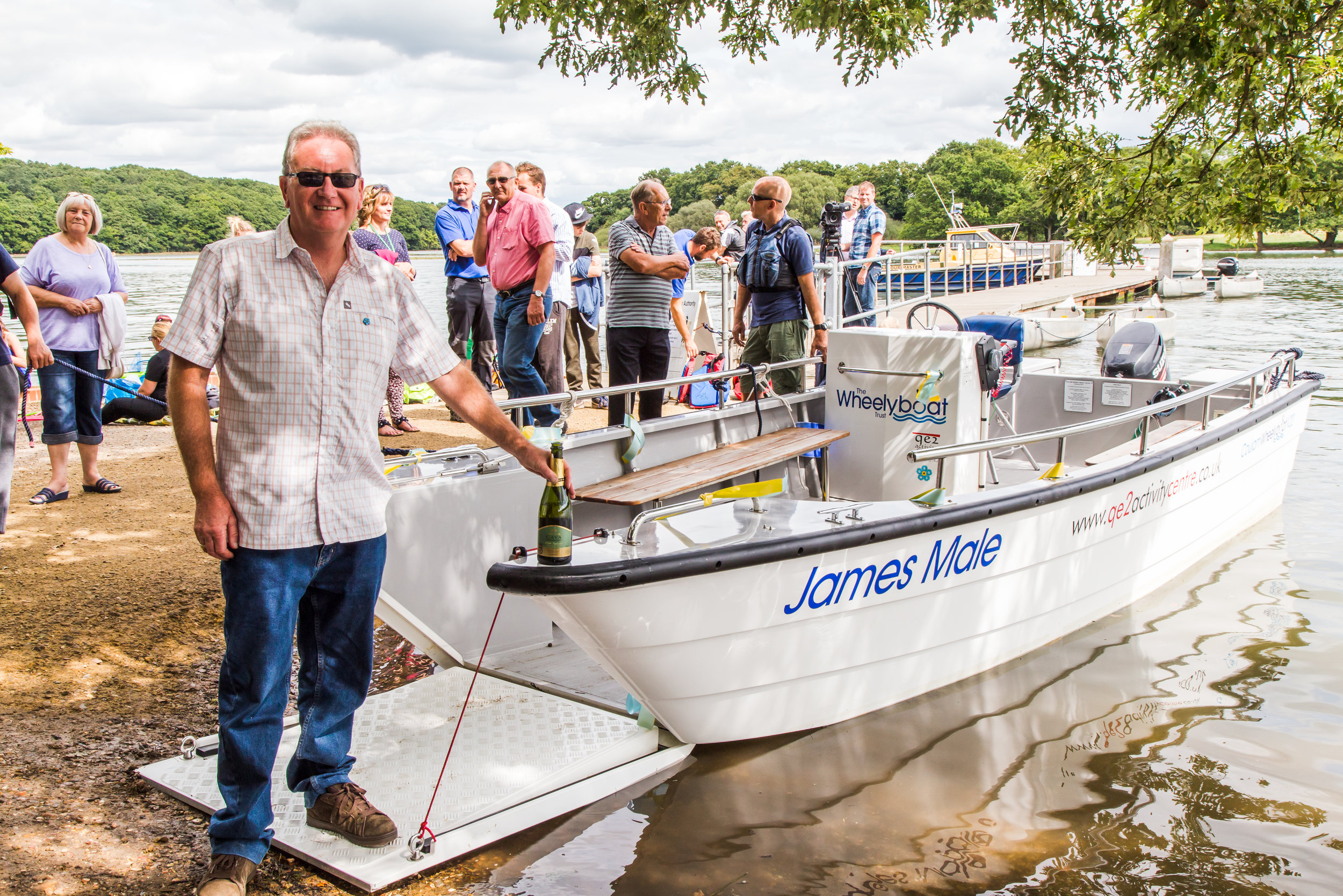 New Coulam Wheelyboat V20 launched at QE2 Activity Centre in memory of James Male_credit Nicki Fry, Appletree Photography 15.jpg