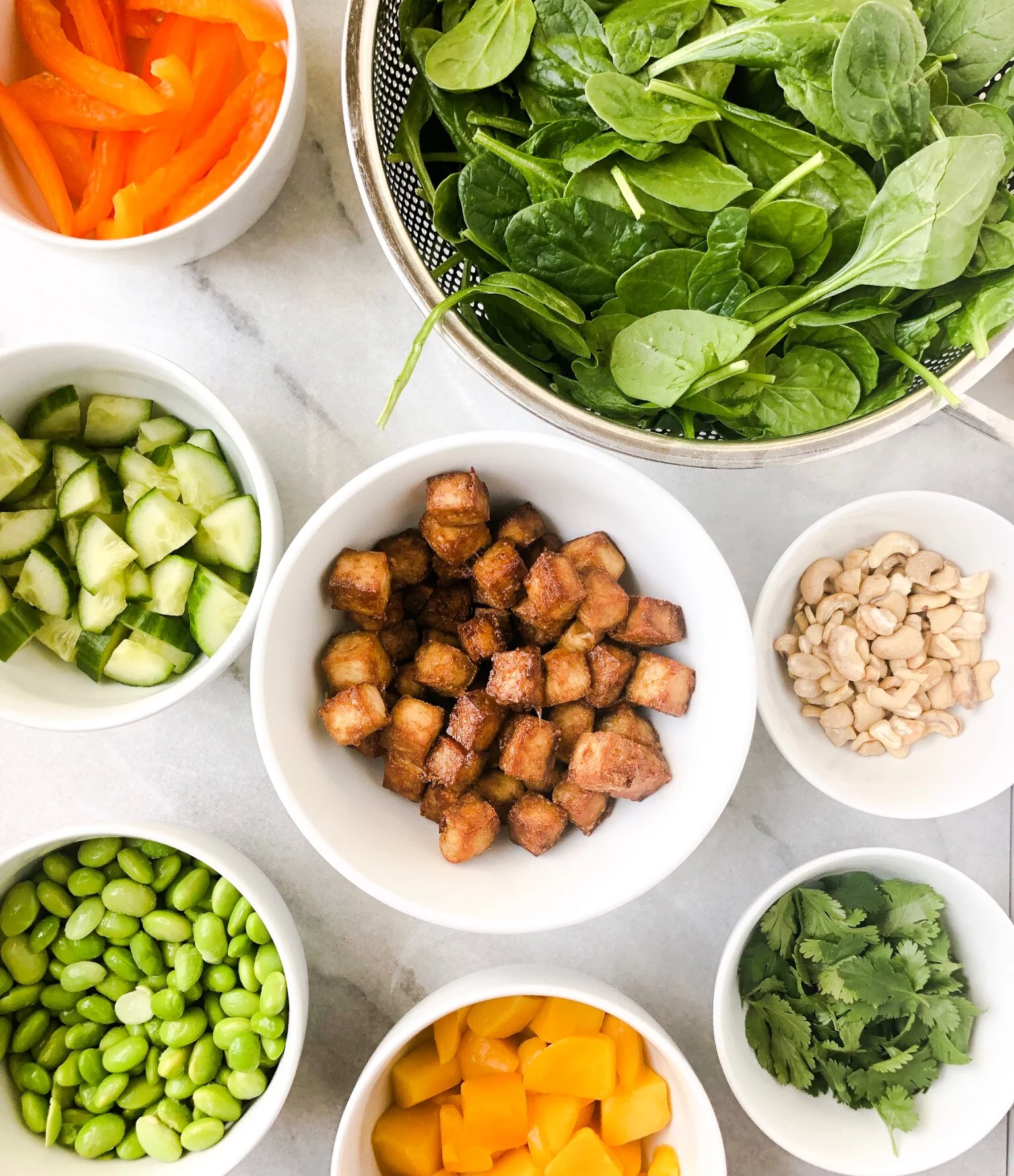 Meal Prep Crispy Tofu Bowls — Wholly Nourished