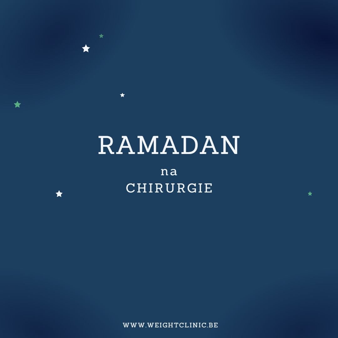 Is het verstandig om deel te nemen aan de #ramadan na een ingreep voor #obesitas? Jammer genoeg wordt dit afgeraden...

Na een #obesitasingreep moeten mensen namelijk meerdere kleinere maaltijden per dag eten. Bij de ramadan mag er niet gegeten worde