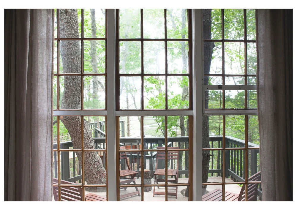 View from treehouse bedroom