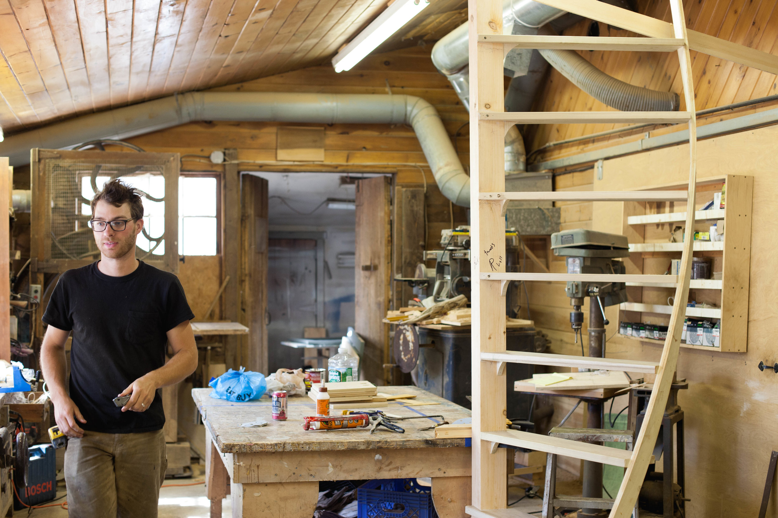 Woodshop Seguinland Institute Maine Gap Year Program