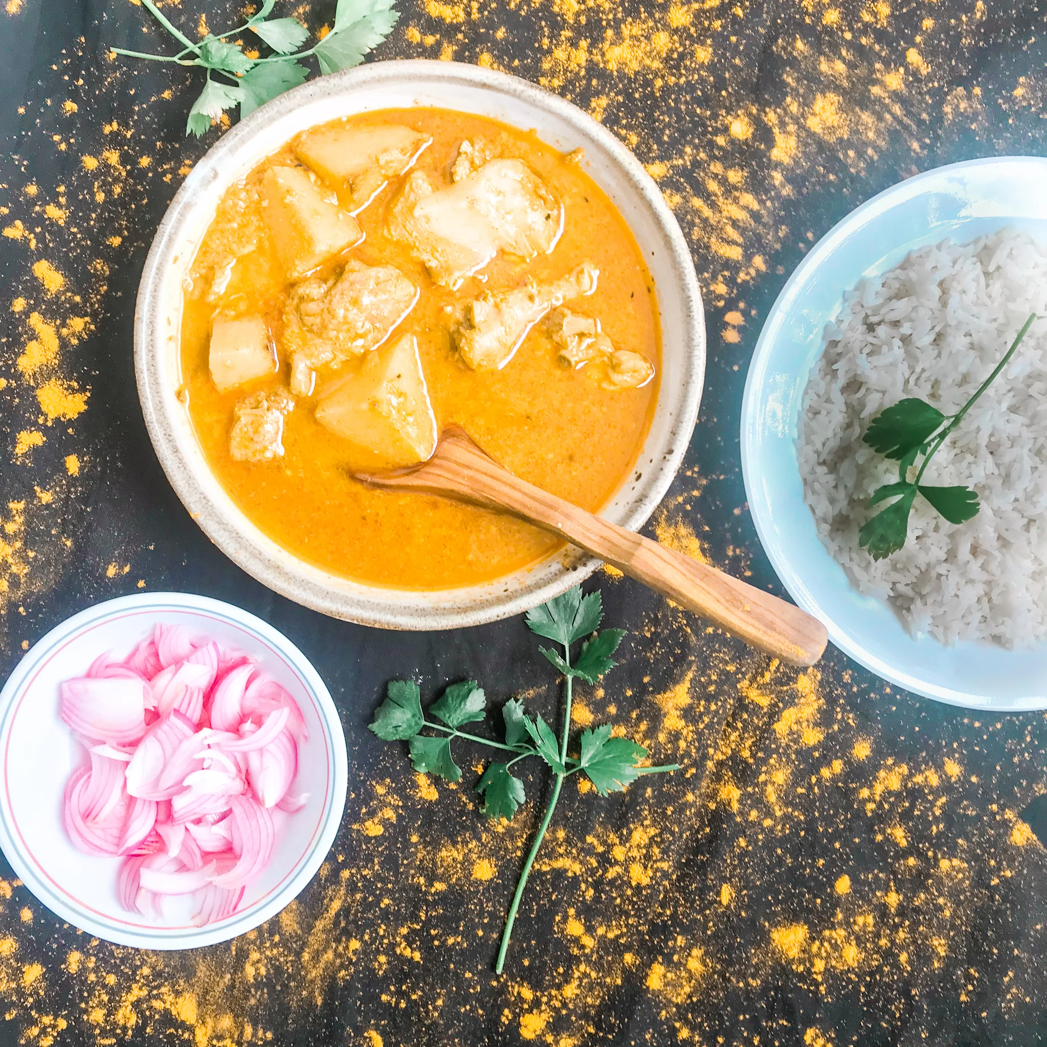 This chicken curry is so good , you may want to make it every week