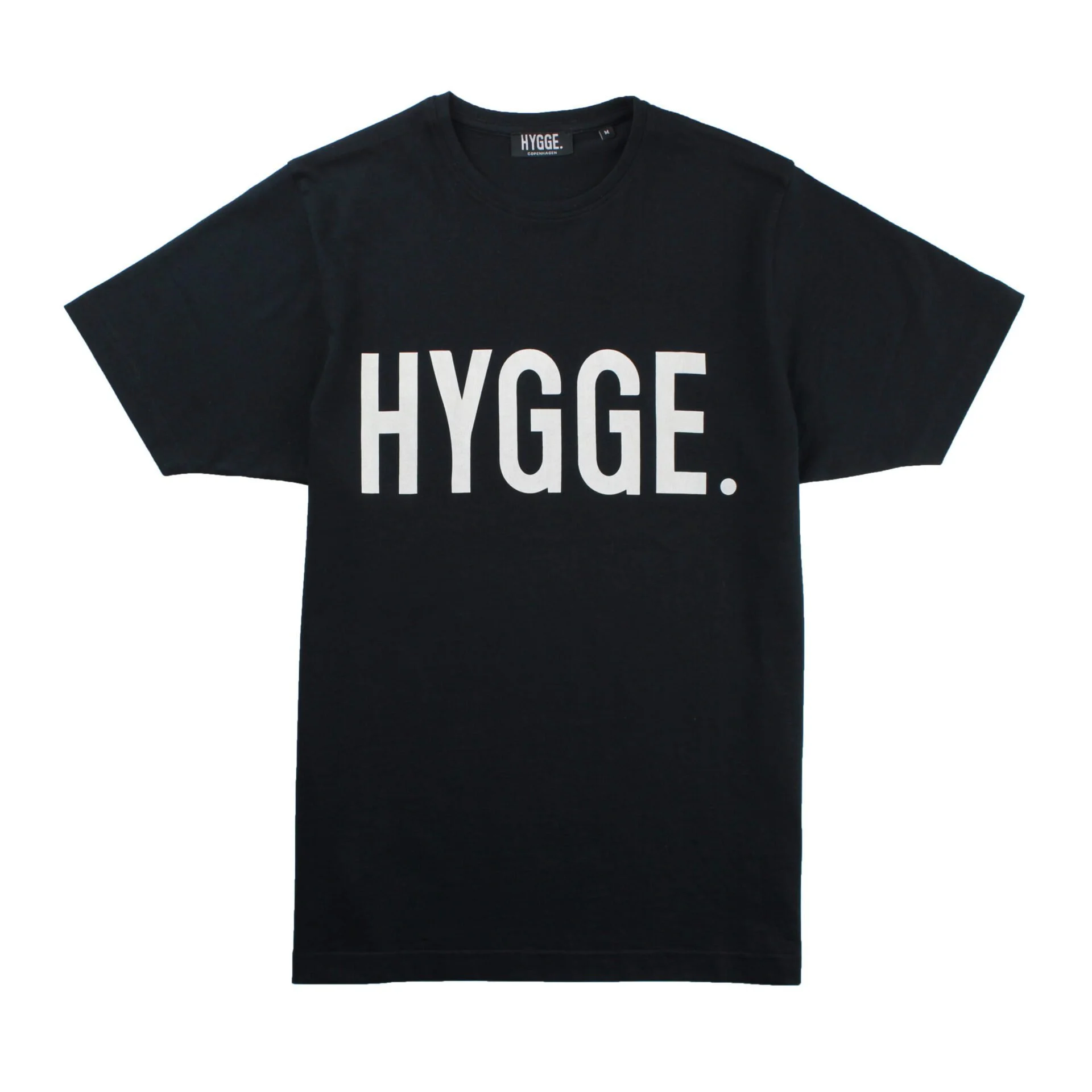 HYGGE Organic Unisex Tshirt Black — The Hygge Shop