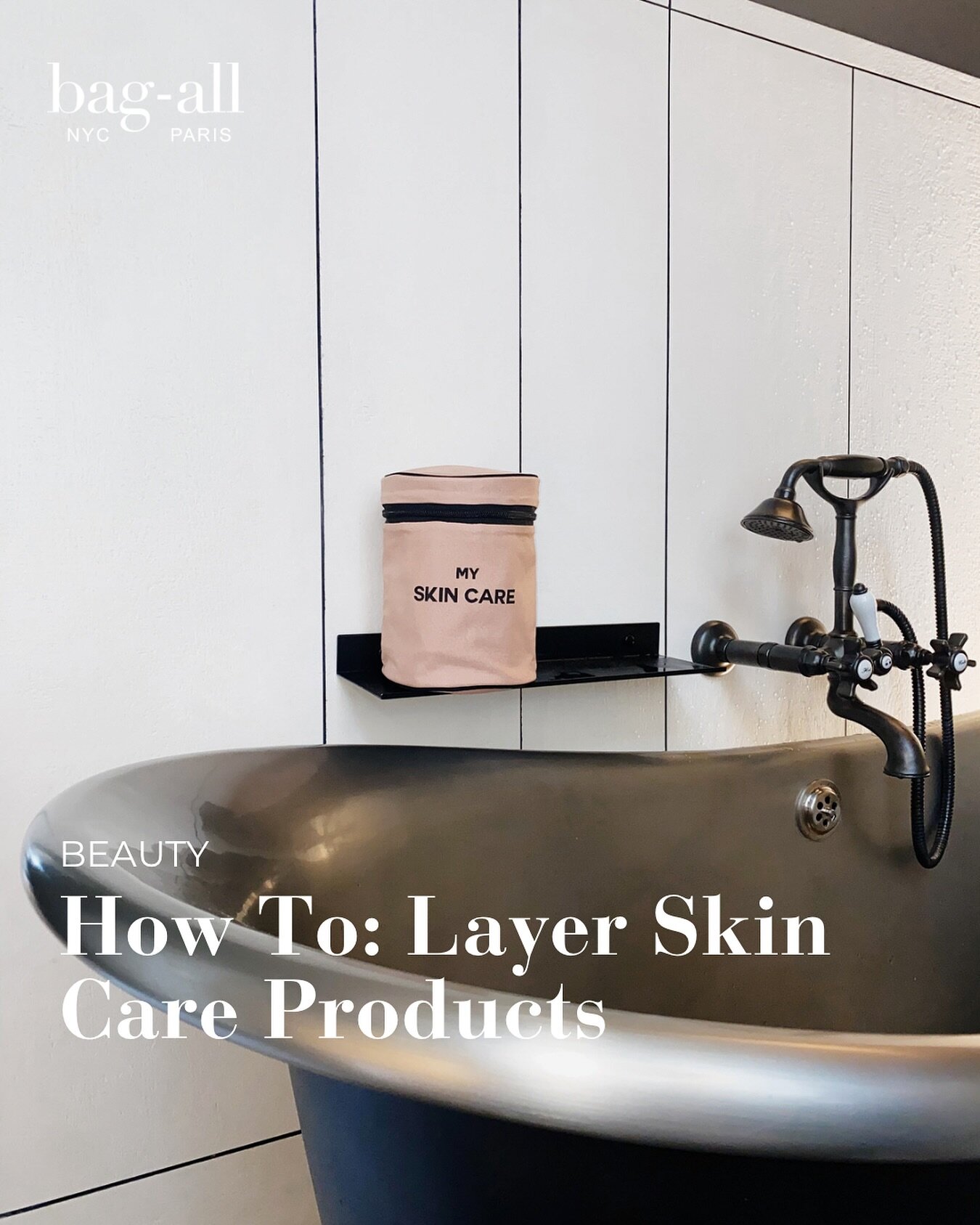 Unlock the secrets to flawless skin care layering with our latest round skin care case! Head to our journal for expert tips and tricks💫

www.bag-all-journal.com

@bagalleurope @bagallfrance 

#bagall #skincaretips #organizedbathroom #organizinghacks