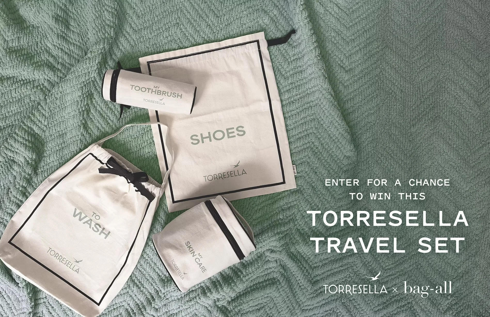 Torresella x Bag-all: Summer Travel Set Giveaway