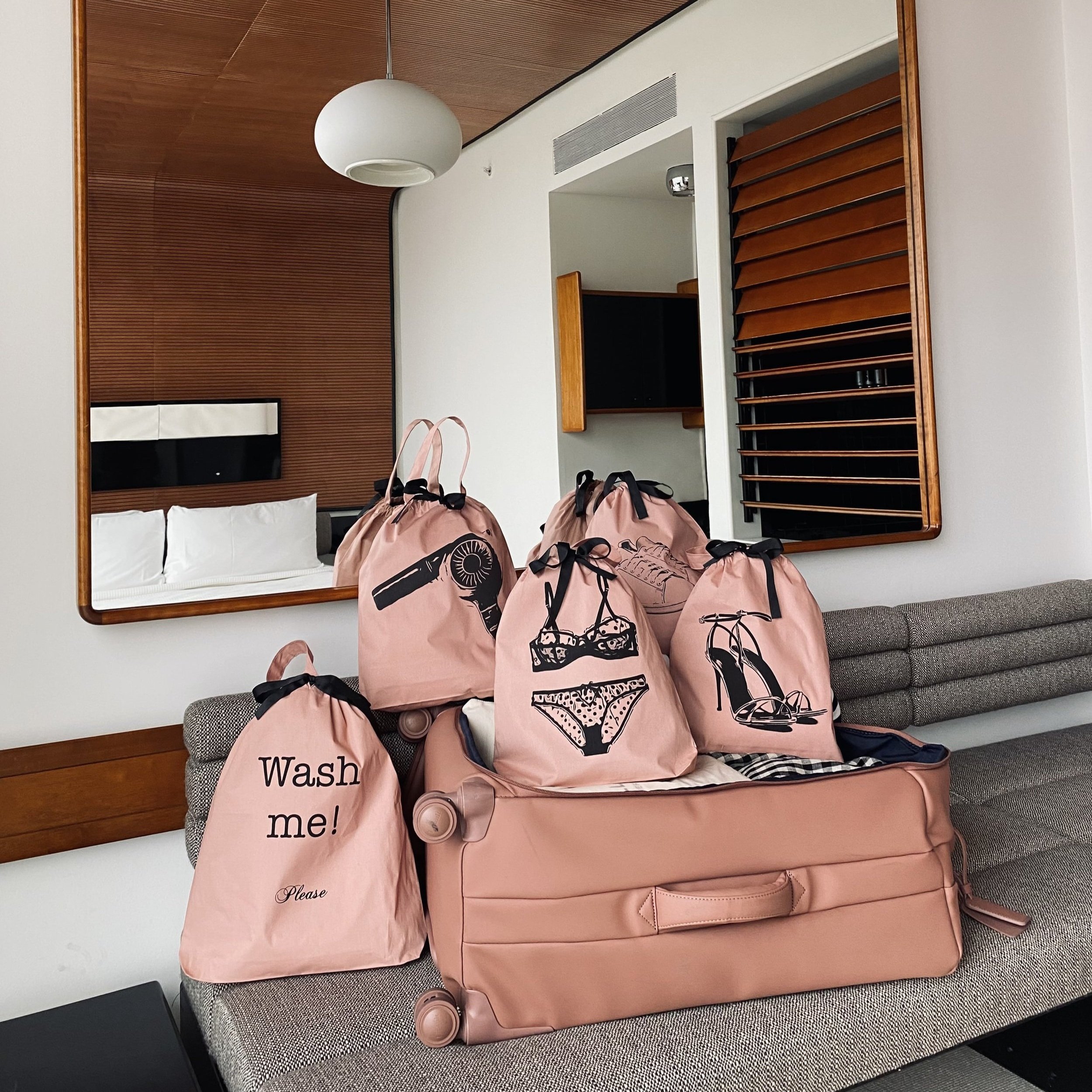 It's all about Pink: The New Travel & Organizing Bags in Pink Collection —  Bag-all Journal