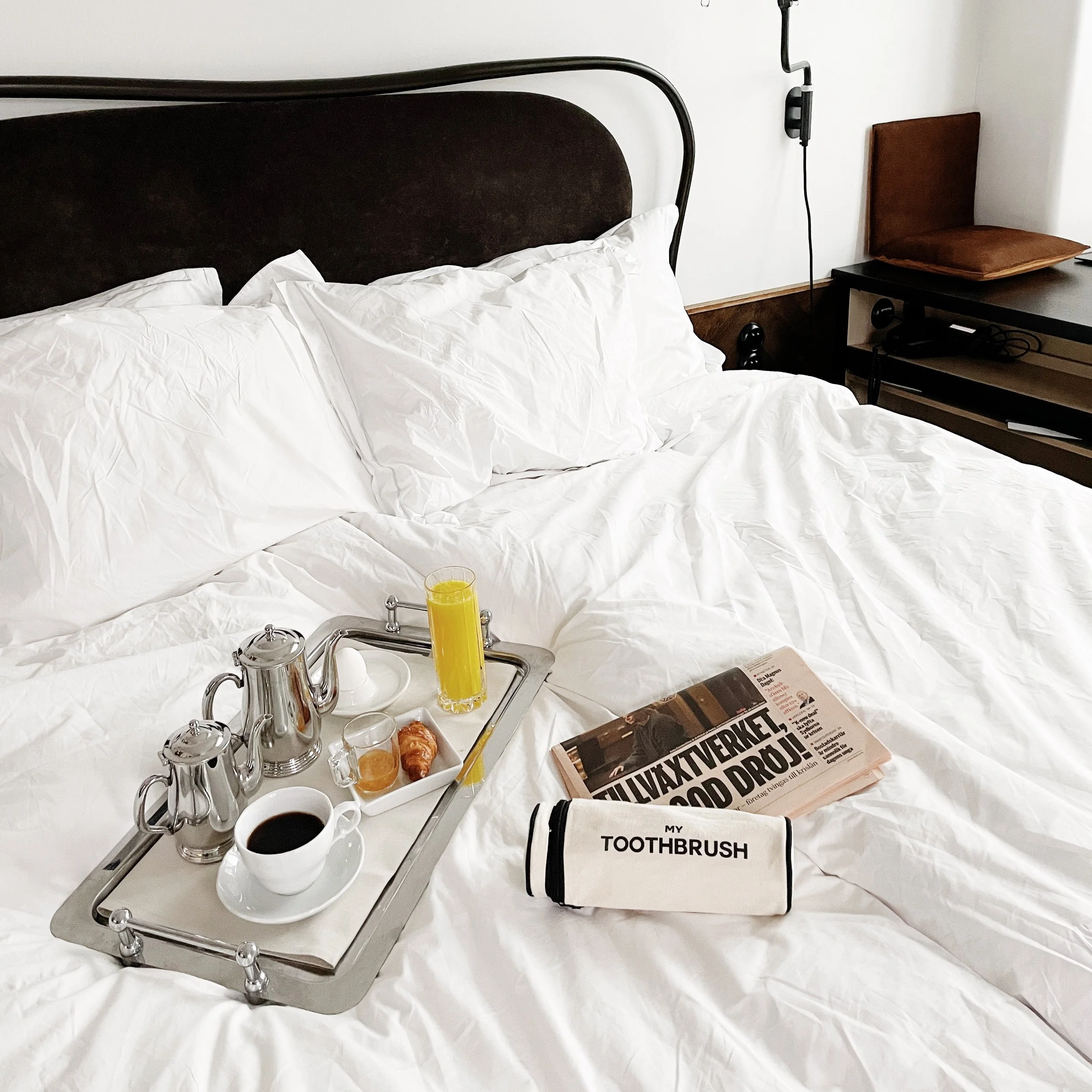 Bag-all Toothbrush Travel Case, Cream