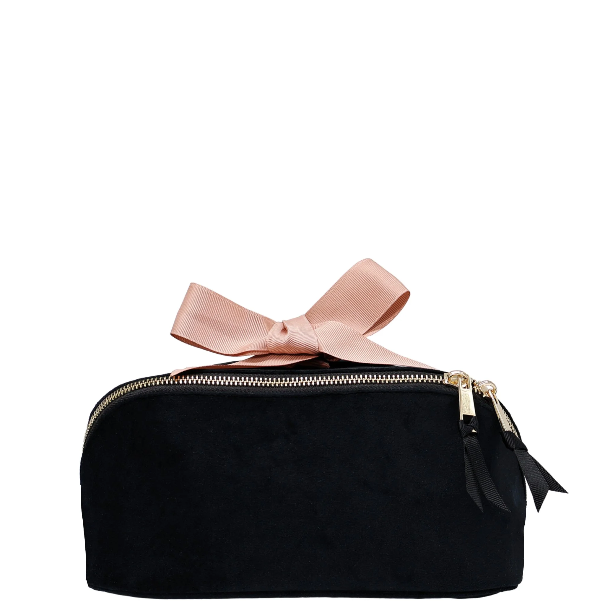 Bag-all Accordion Box Makeup & Toiletry, Black Velvet Personalized