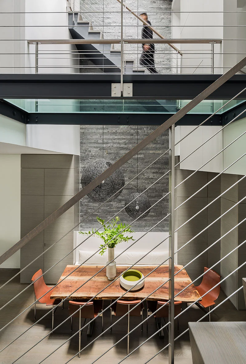 Atrium House Modern Townhouse Renovation by Walker Architects
