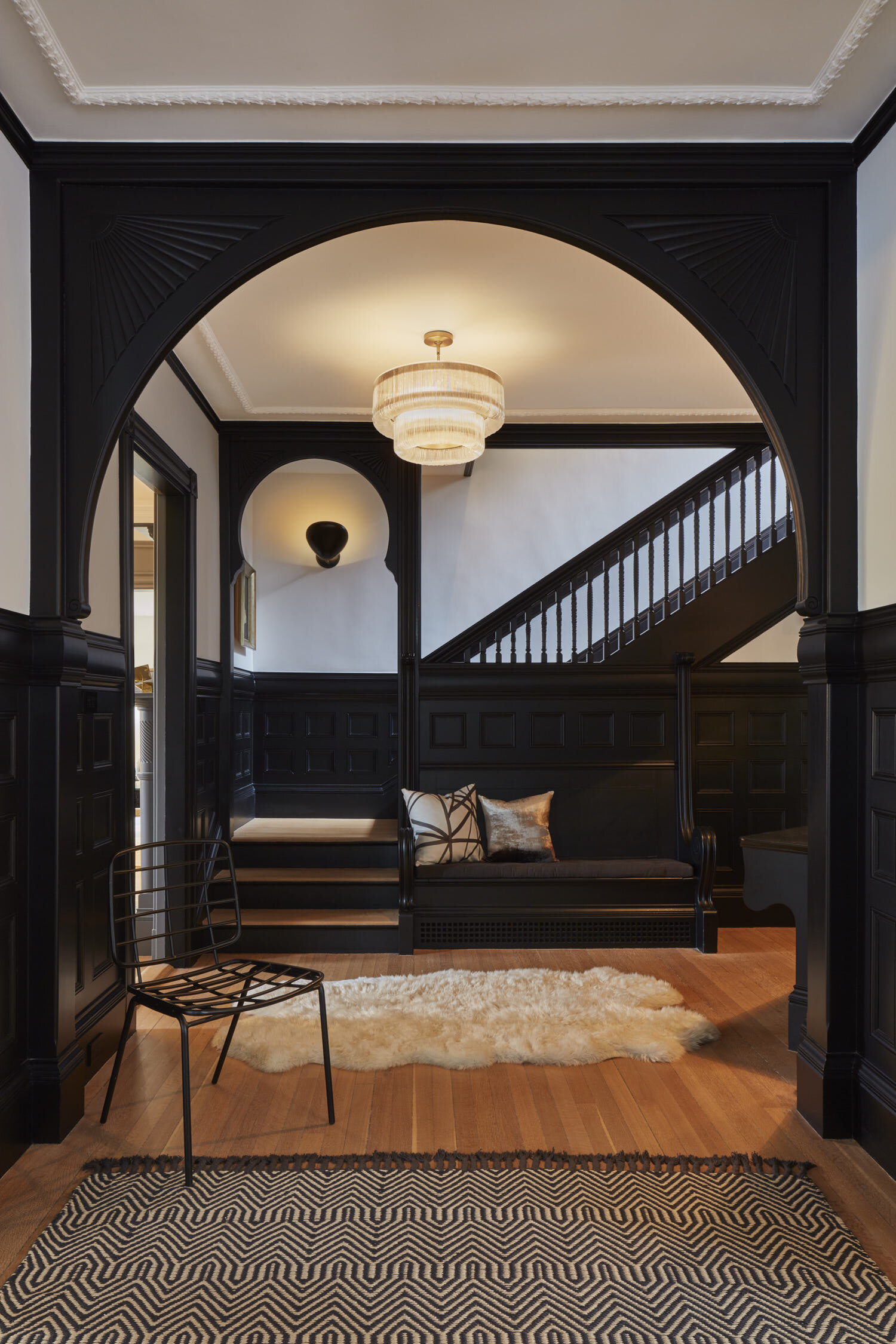 Modern Victorian foyer