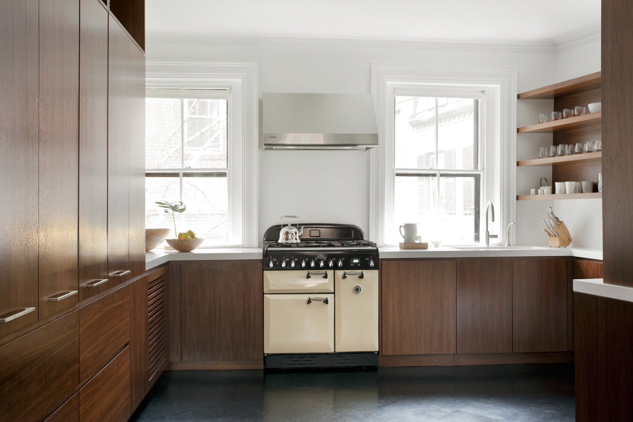 Beacon Hill House Contemporary Kitchen