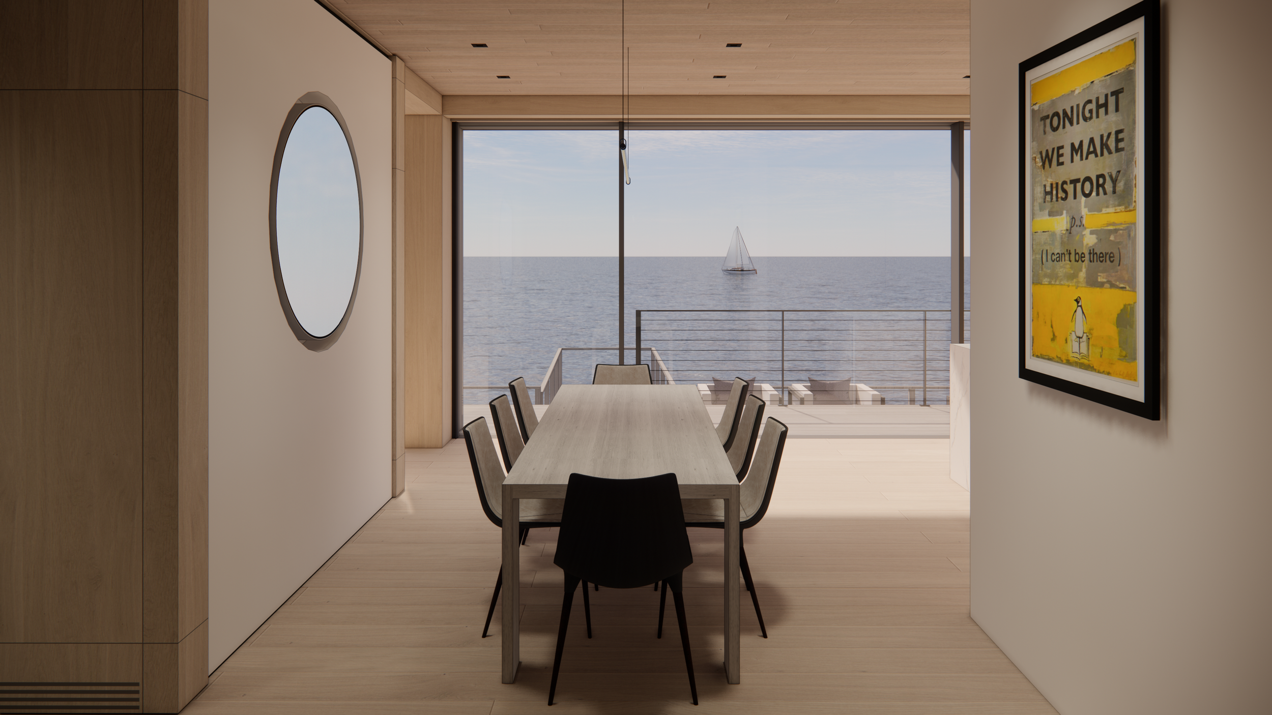 Custom coastal house design on Cape Cod.