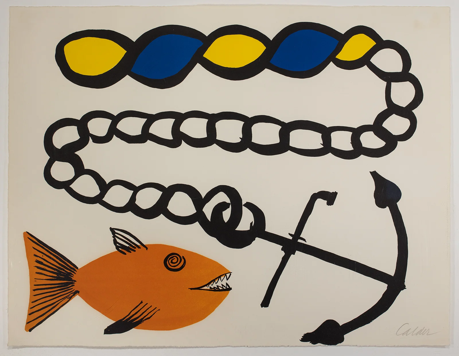 Alexander Calder, Poissant Sans Ancré, 1965