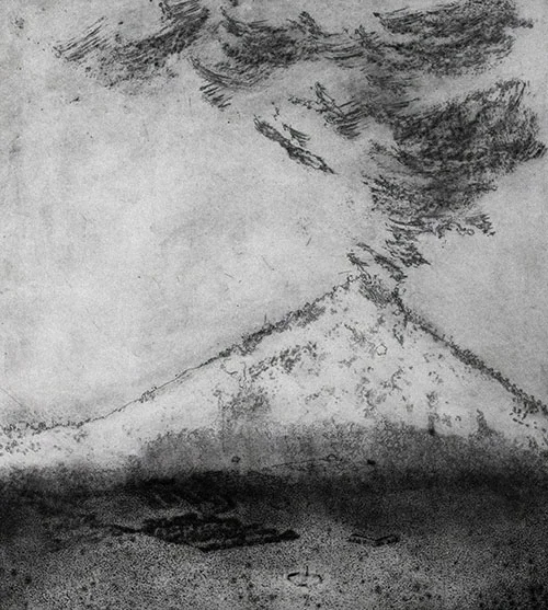 Richard Artschwager, Mount Saint Helens, 1981