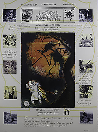 Walton Ford, Tiger Superstitions, 1995
