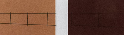 Kate Shepherd, Fence Split on Light and Dark Red, 1998