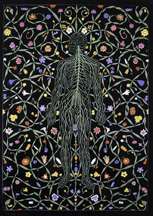 Fred Tomaselli, After Utah Saint, 2000