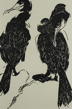 Pat de Groot, Cormorants (#4), 1991