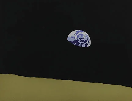 Kota Ezawa, Earth from Moon, 2006