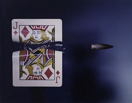 Harold Eugene Edgerton, Cutting the Card Quickly, 1964