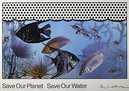 Roy Lichtenstein, Save Our Planet/Save Our Water, 1971