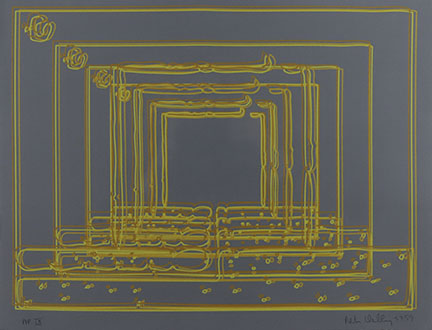 Peter Halley, Pardes 5759 Edition IX of 50, 1999