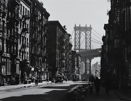Berenice Abbott, Pine & Henry Streets, New York, 1936