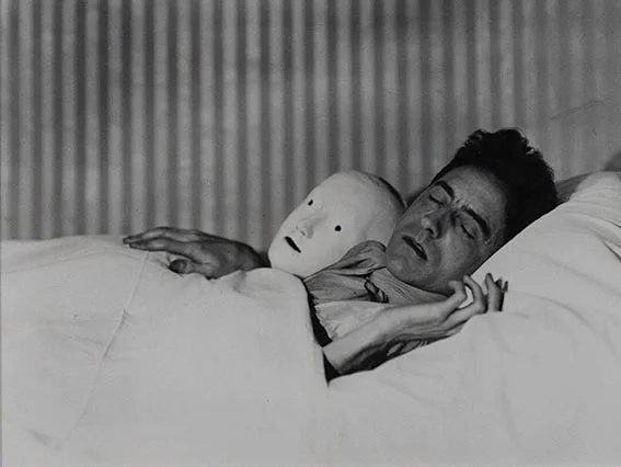 Berenice Abbott, Cocteau with Mask, 1926
