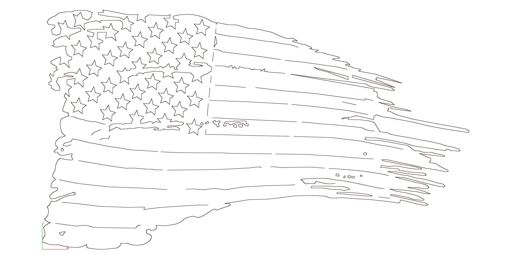 Flag Dxf File Package Warfighter Fabrication,Black Girl Drawing Cartoon No Face