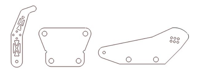Floor Mounted Parachute Release mount .DXF