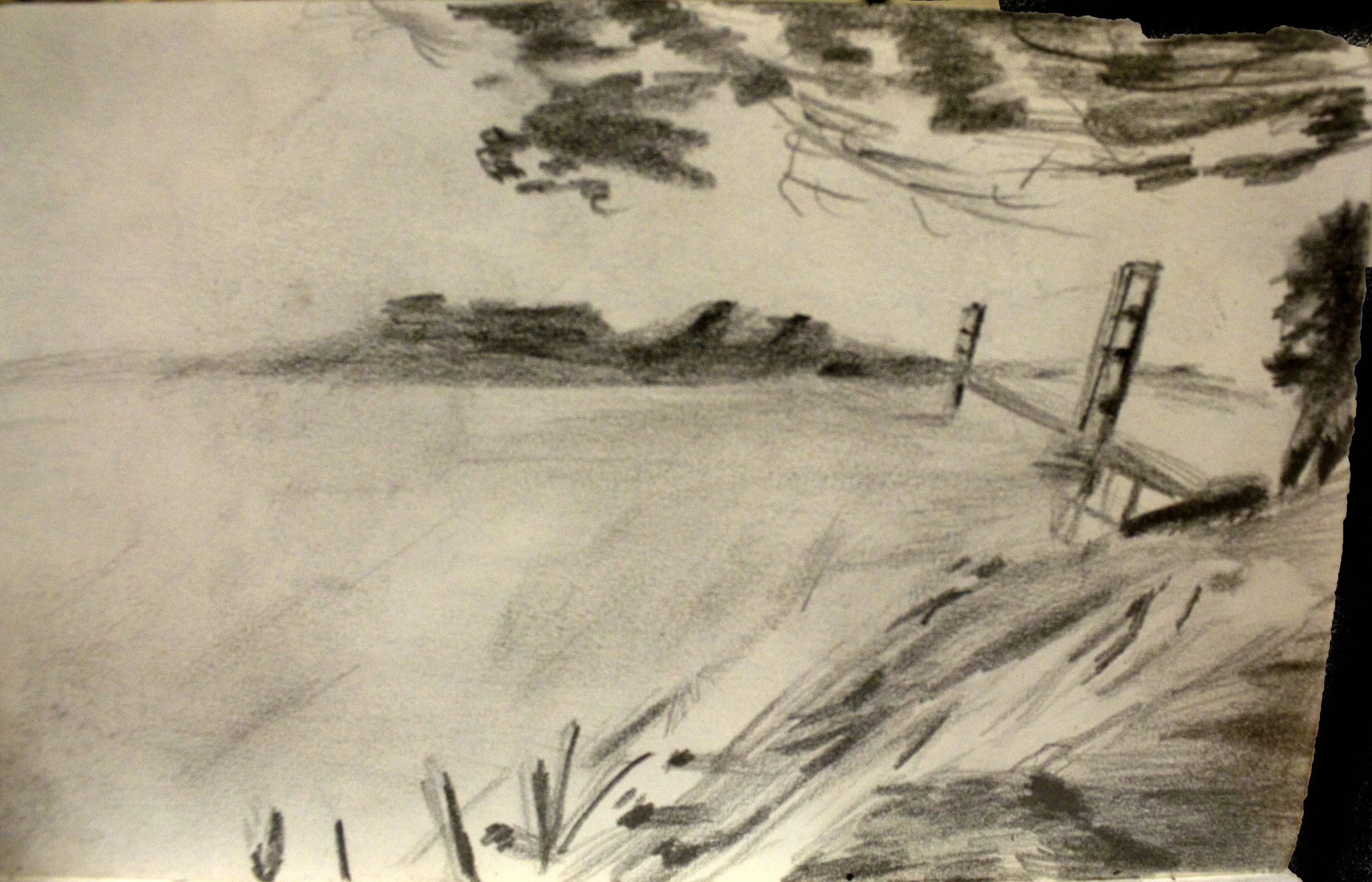 San Francisco Bridge Sketch