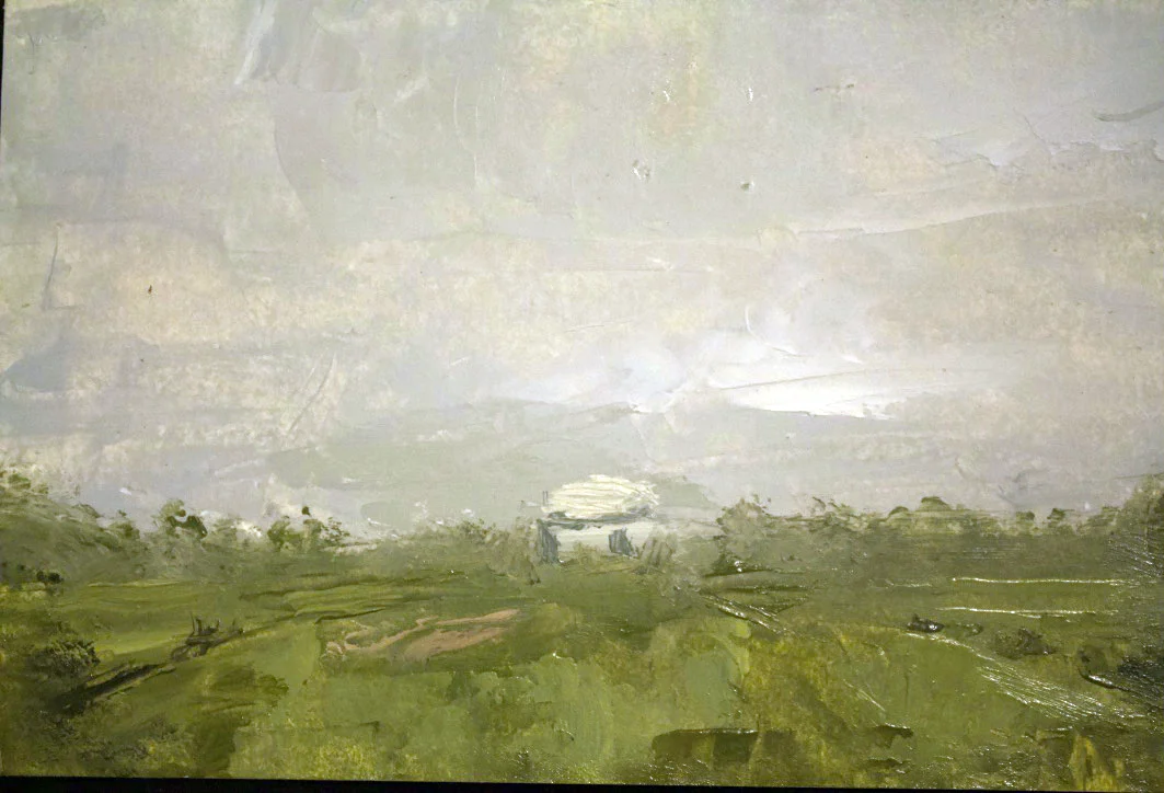 Plein AIr - Observatory #02 - Okinawa - Oil on panel, 5x7 in