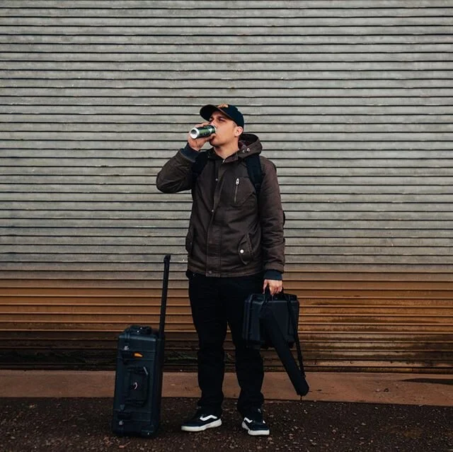 The life of a filmmaker people don&rsquo;t tell you about 1. Your always carrying shit around...constantly! 2. There is always a stimulate within arms reach whether it be a Redbull or Coffee life can not function without it. #setlife #director #filmm